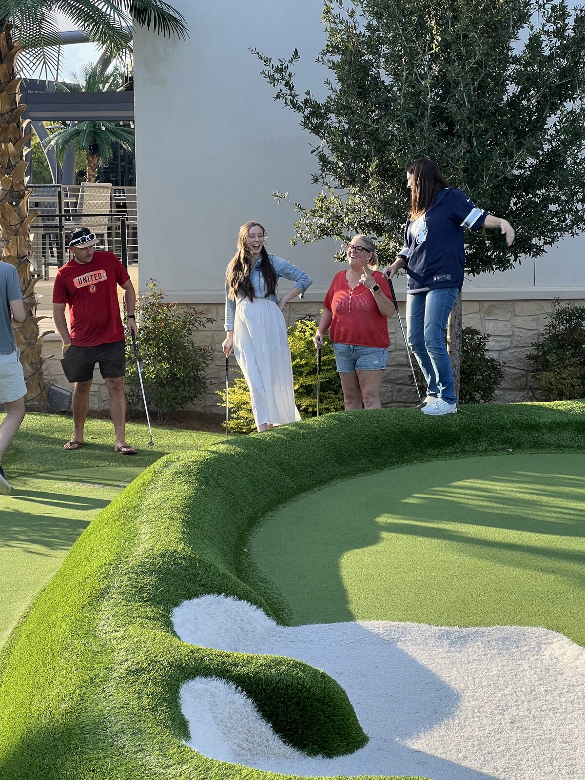 Mini golf outing